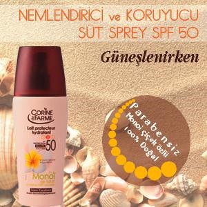 Nemlendirici ve Koruyucu Süt Sprey SPF50